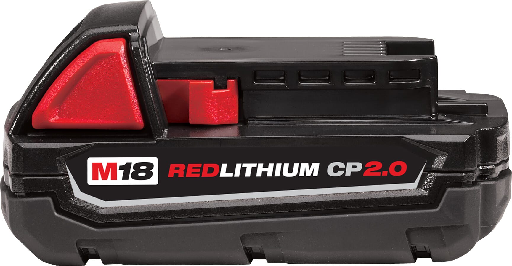 Milwaukee® M18™ REDLITHIUM™ 48-11-1815 Compact Rechargeable Cordless Battery Pack, 1.5 Ah Lithium-Ion Battery, 18 VDC Charge, For Use With M18™ Cordless Power Tool